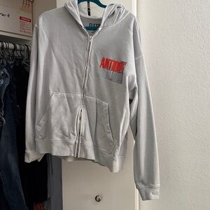 FLETCHER Antidote Gray Zip-Up Hoodie